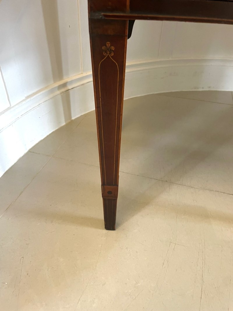 Magnificent Quality Large Antique George III Inlaid Mahogany Sideboard - Image 16